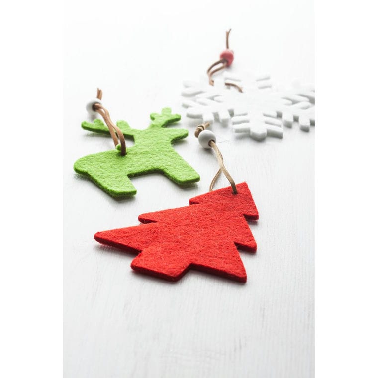 Figurine Crăciun Fantasy alb