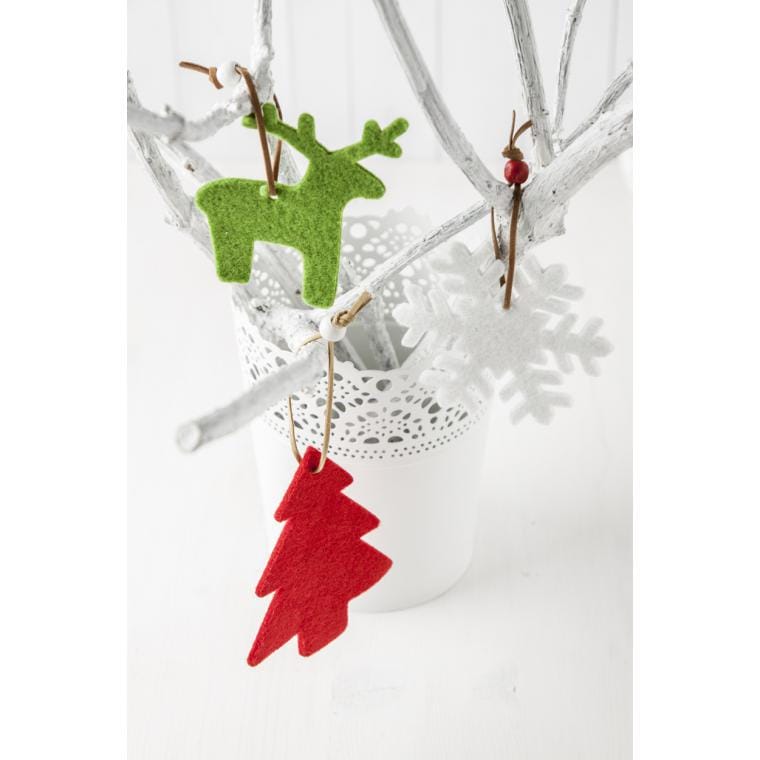 Figurine Crăciun Fantasy roșu