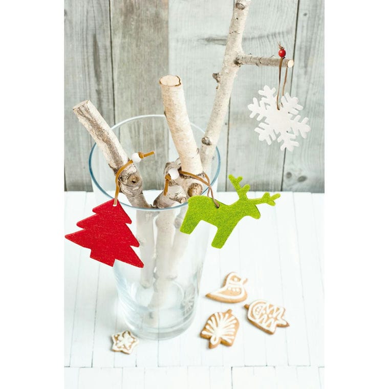 Figurine Crăciun Fantasy roșu