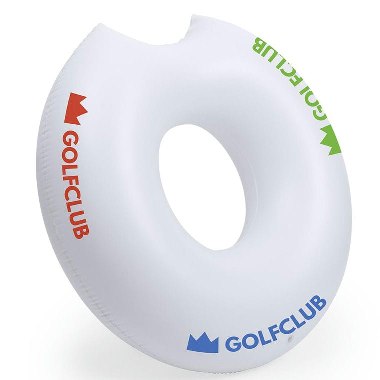 Saltea gonflabilă de plajă Donutk Alb