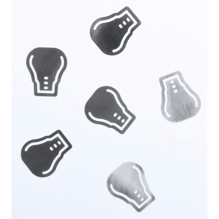 Set clipsuri Bomtel argintiu