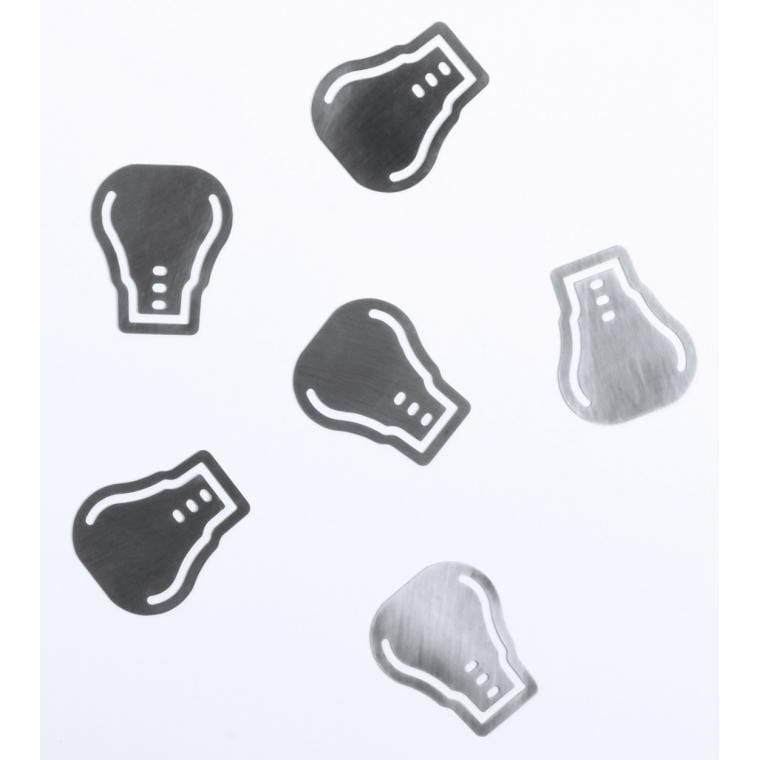 Set clipsuri Bomtel argintiu