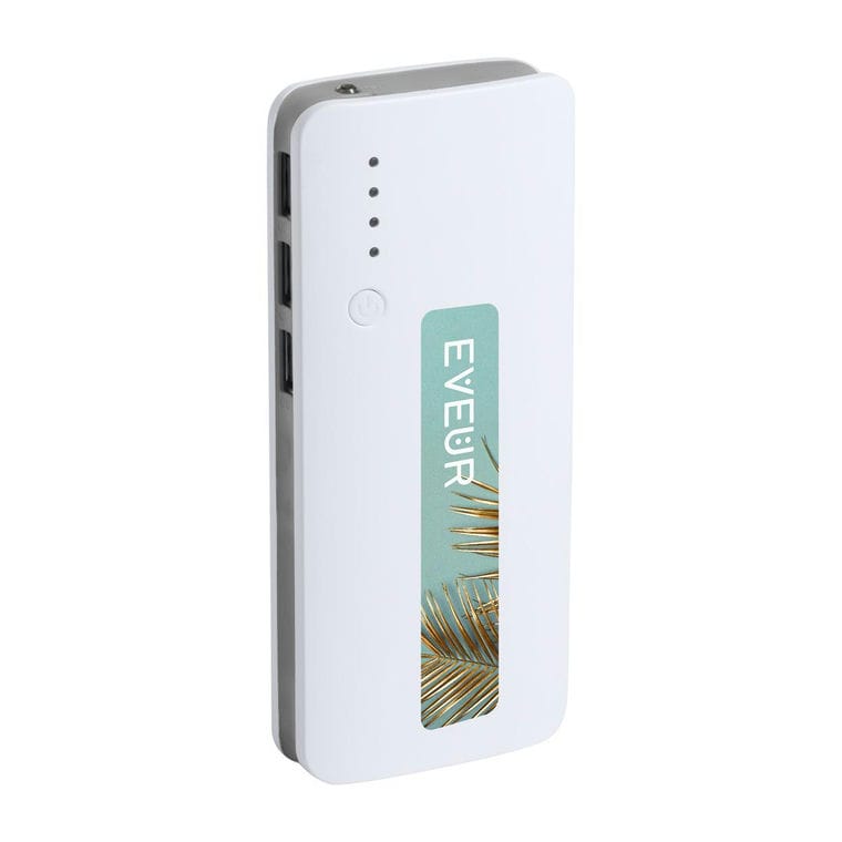 Baterie externă Tenak cenușiu alb 10000 mAh