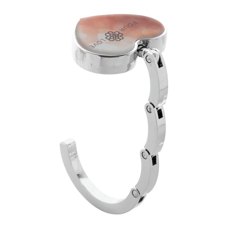 Cârlig geantă Amor argintiu roșu