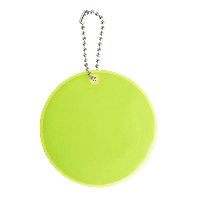 Breloc reflectorizant Candid galben fosforescent