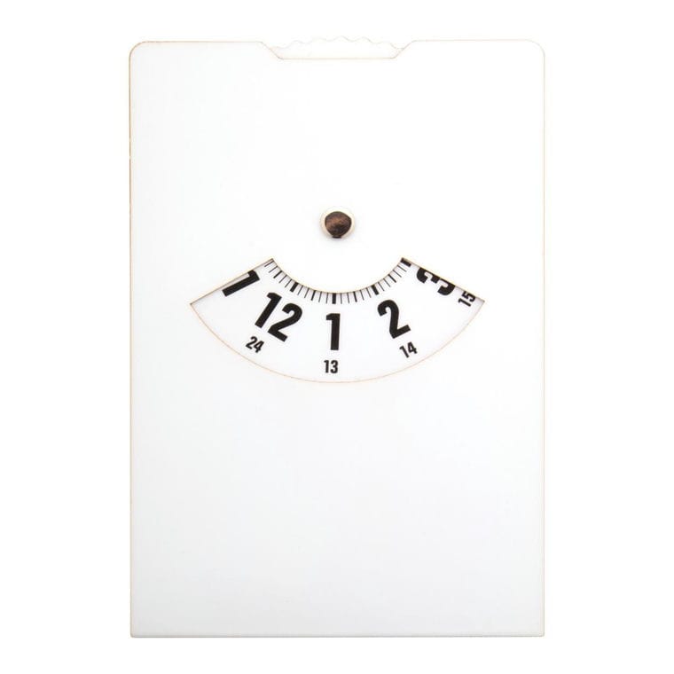 Card parcare CreaPark alb