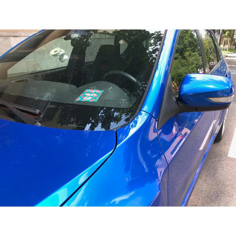 Card parcare CreaPark alb