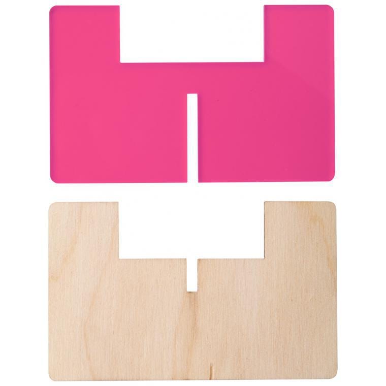 Suport lumânare Candix roz transparent