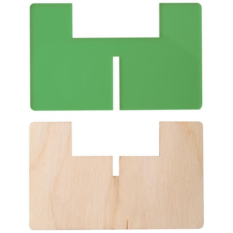 Suport lumânare Candix verde transparent