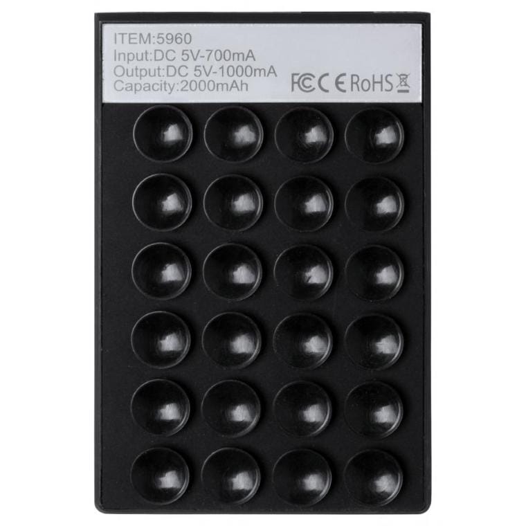 Power bank Privek negru 2000 mAh