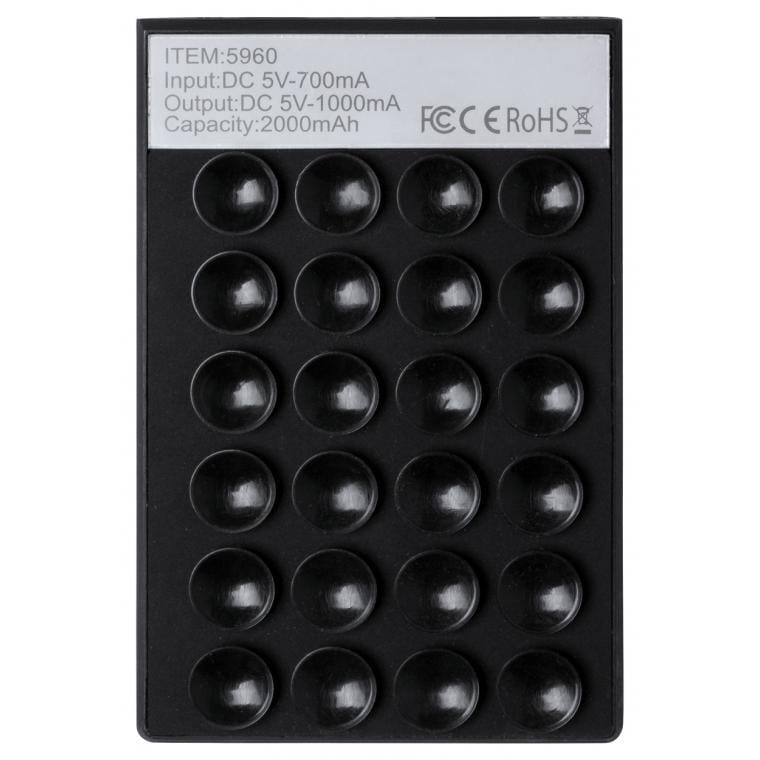 Power bank Privek negru 2000 mAh