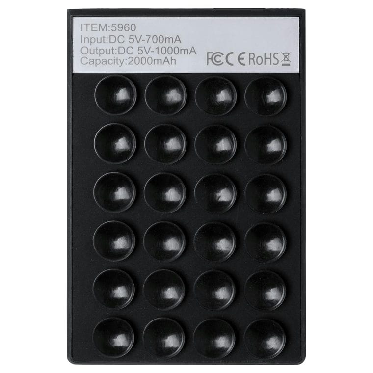 Power bank Privek negru 2000 mAh