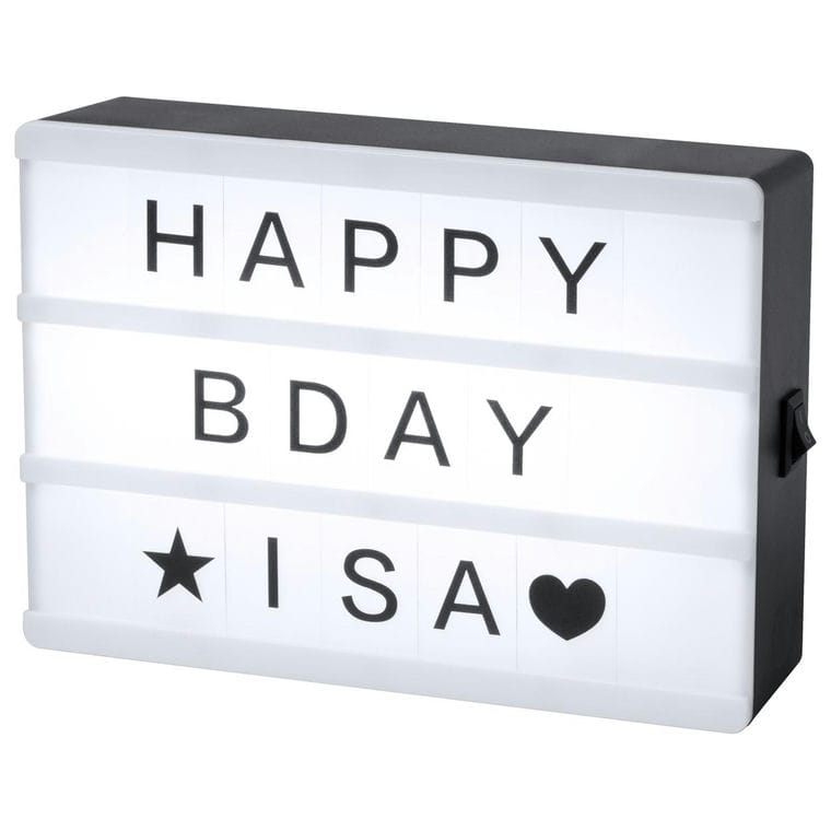 Panou iluminat Cinemax alb