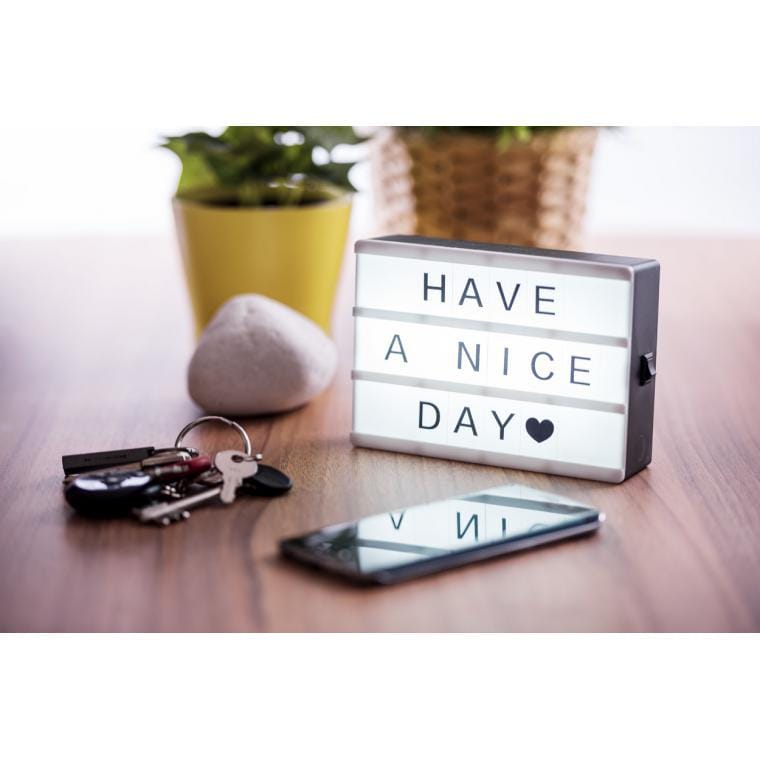 Panou iluminat Cinemax alb