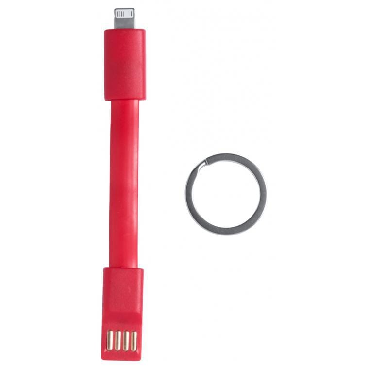 Cablu de încărcare USB breloc Holnier roșu