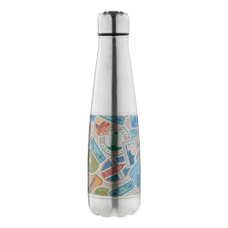 Sticlă din oțel inoxidabil Klossip argintiu