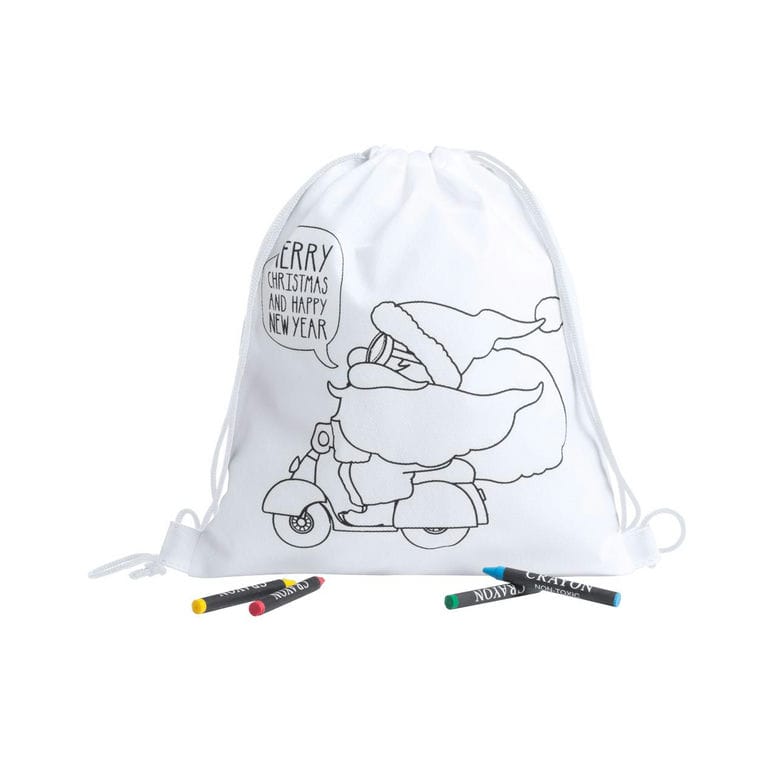 Rucsac de colorat Kertran alb