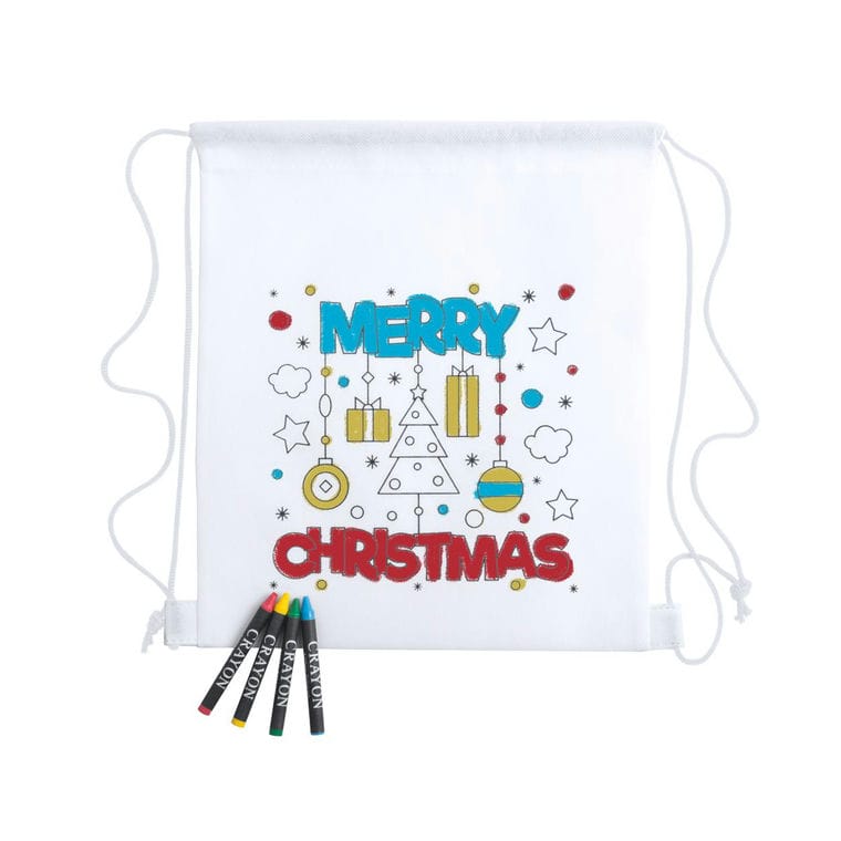 Rucsac de colorat Kertran alb