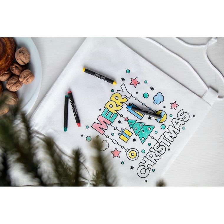 Rucsac de colorat Kertran alb