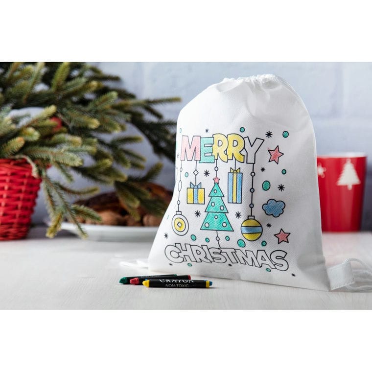 Rucsac de colorat Kertran alb