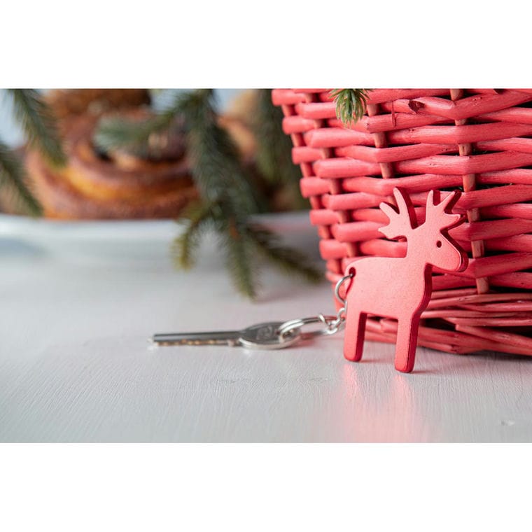 Breloc Reinsdyr roșu