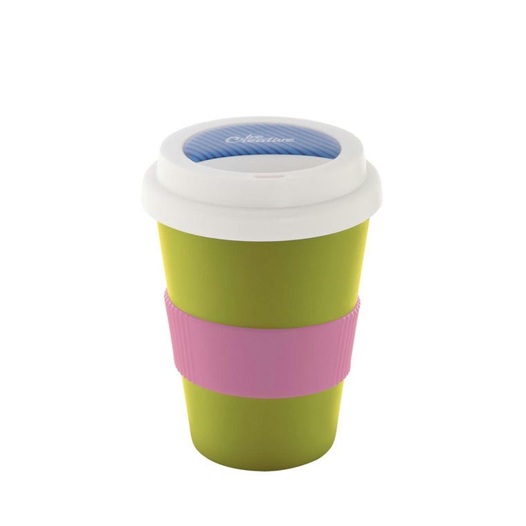 Cană termoizolantă personalizată CreaCup Mini alb