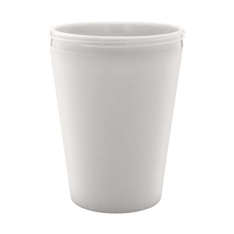 Cană termoizolantă personalizată CreaCup Mini alb