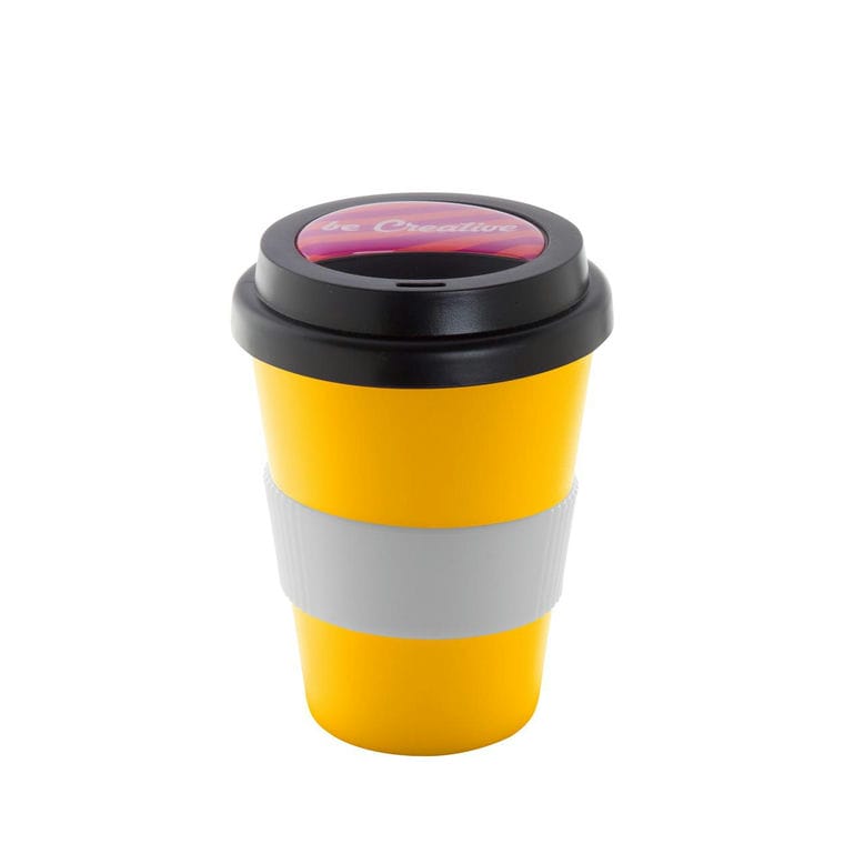 Cană termoizolantă personalizată CreaCup Mini Negru