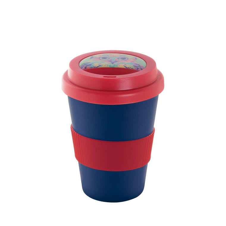 Cană termoizolantă personalizată CreaCup Mini Roșu