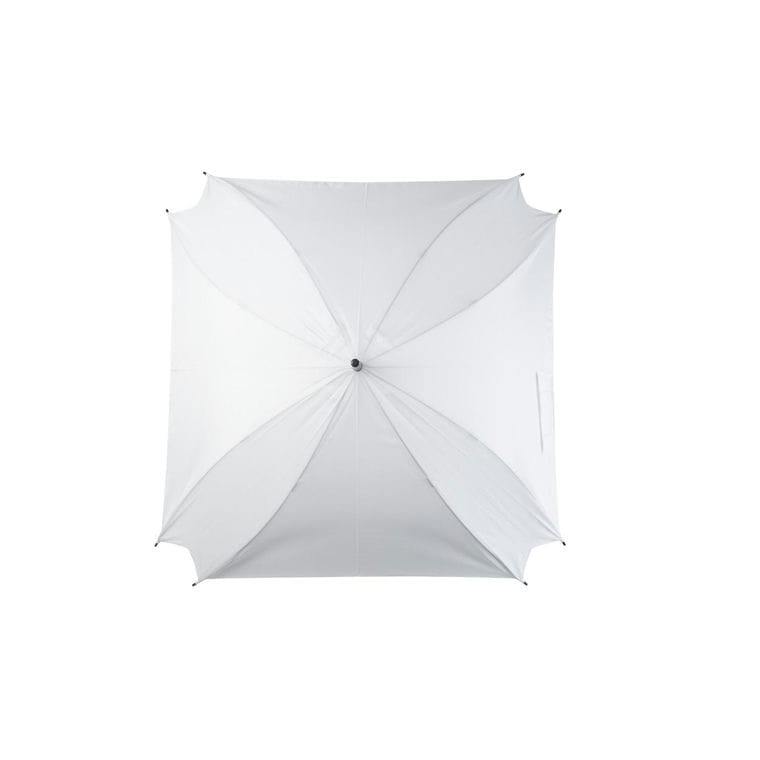 Umrelă personalizată CreaRain Square alb