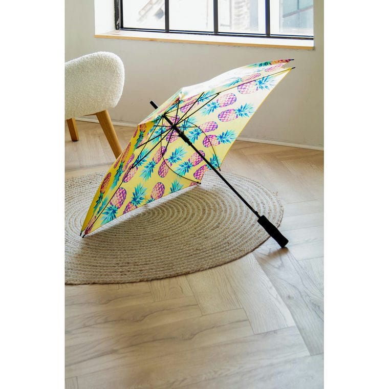 Umrelă personalizată CreaRain Square alb