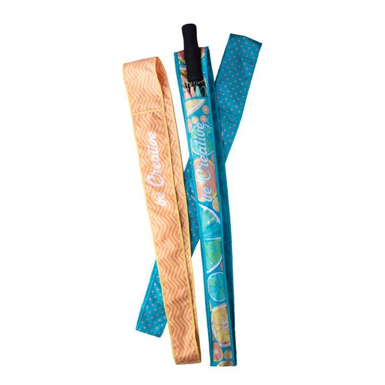 Husă umbrelă personalizată Ninja alb