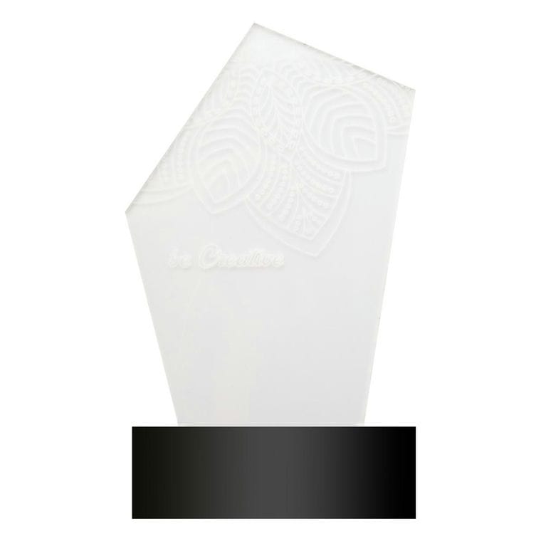 Trofeu cu LED Ledify transparent negru