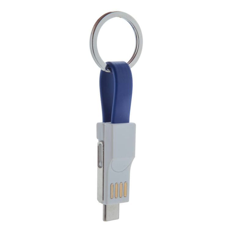 Breloc cablu USB Hedul albastru