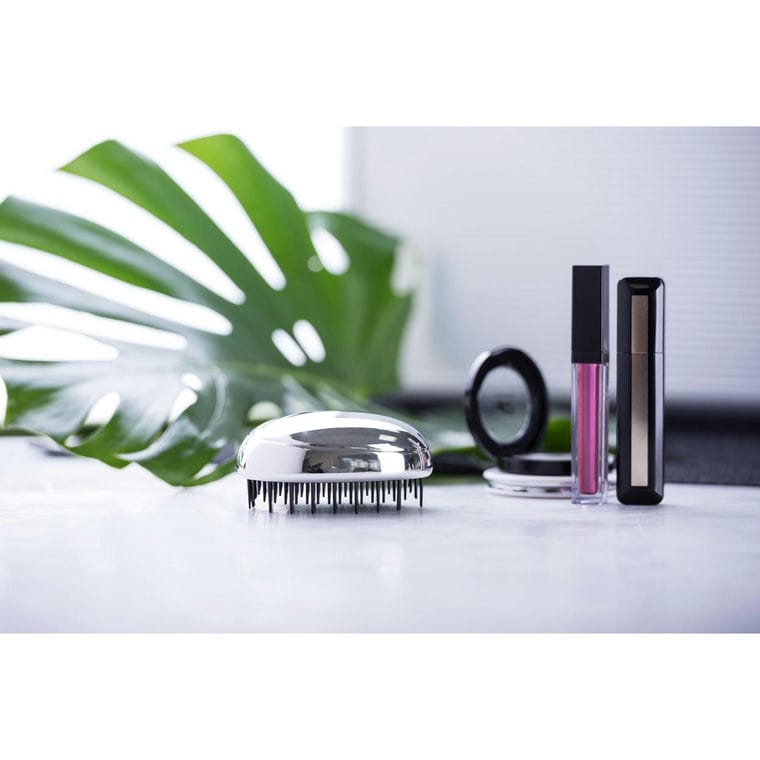 Perie de păr Mellux argintiu