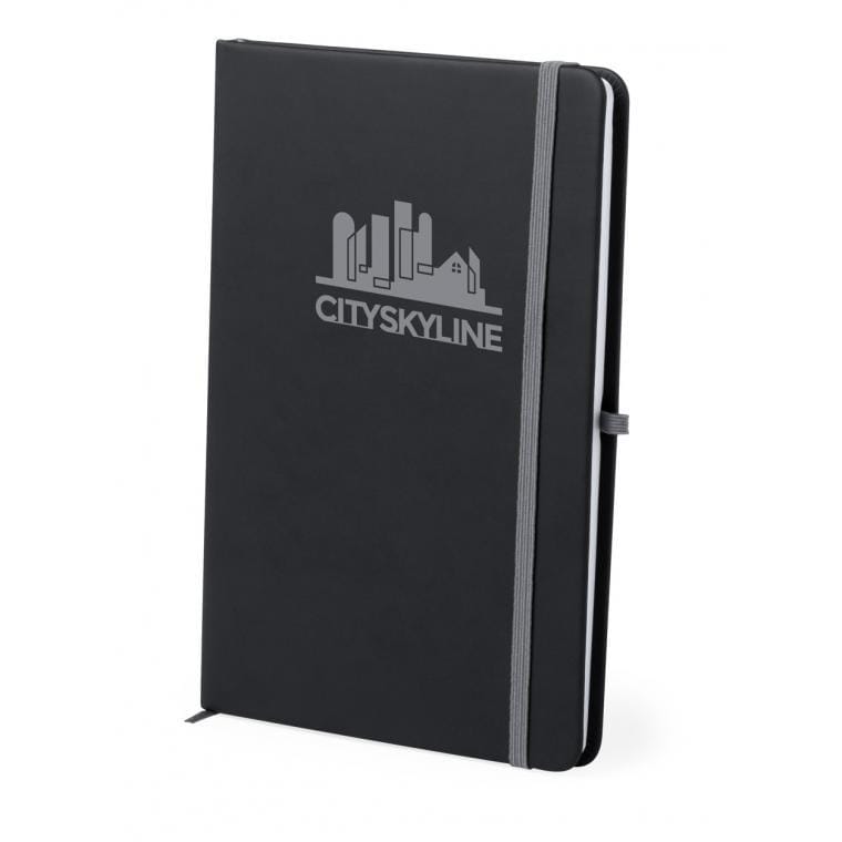 Carnețel Kefron argintiu negru