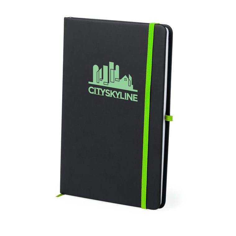 Carnețel Kefron verde deschis negru