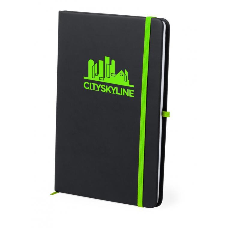 Carnețel Kefron verde deschis negru