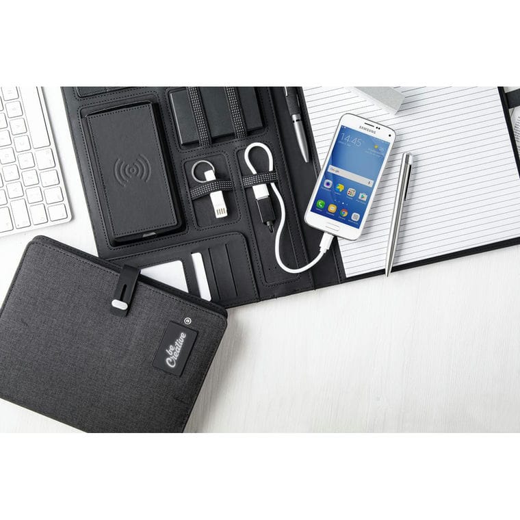 Mapă documente Weston negru 4000 mAh