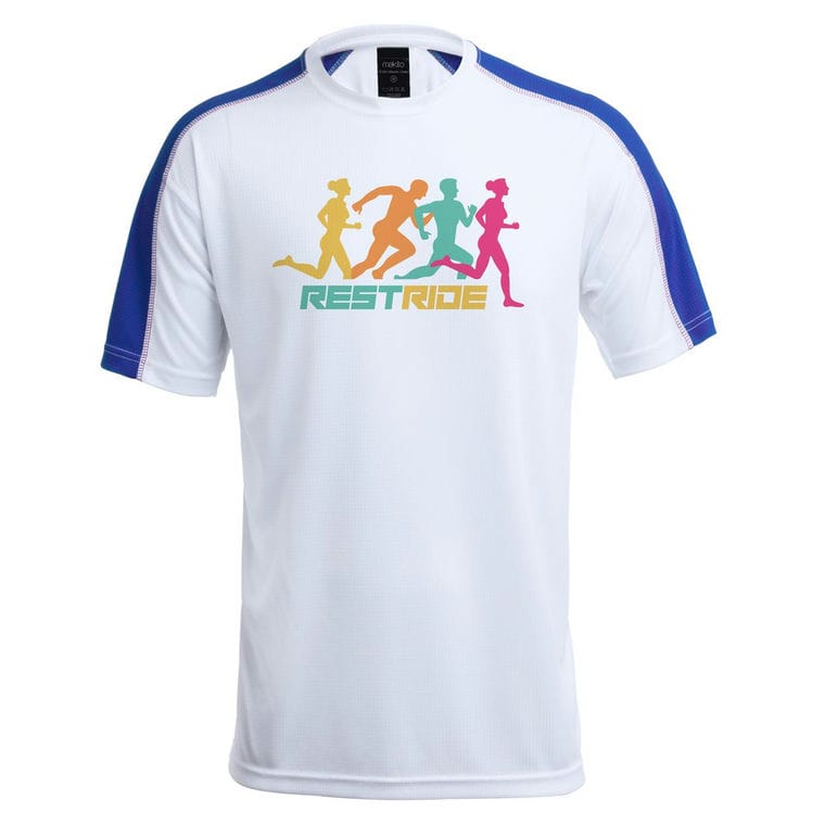 Tricou sport Tecnic Dinamic Comby albastru alb XXL