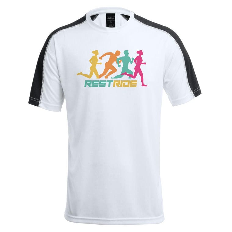 Tricou sport Tecnic Dinamic Comby negru alb XXL