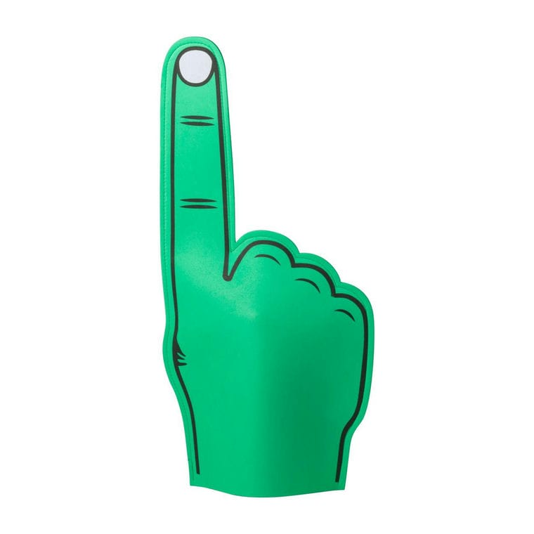 Mână suporter Fanly Verde