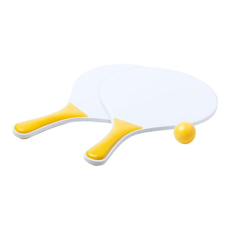 Set tenis plajă Kongal galben alb