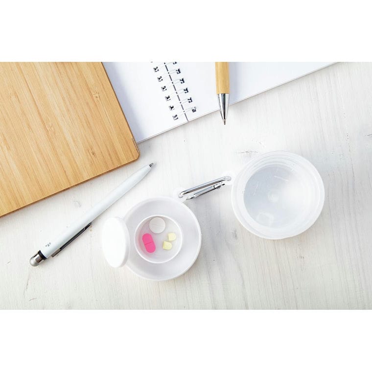 Pahar pliabil Medicup alb