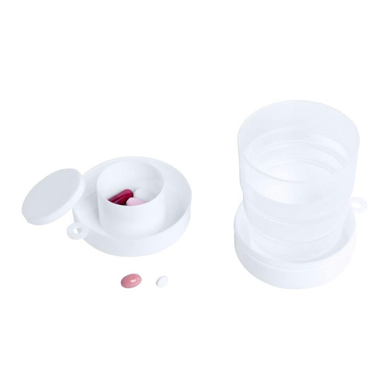 Pahar pliabil Medicup alb