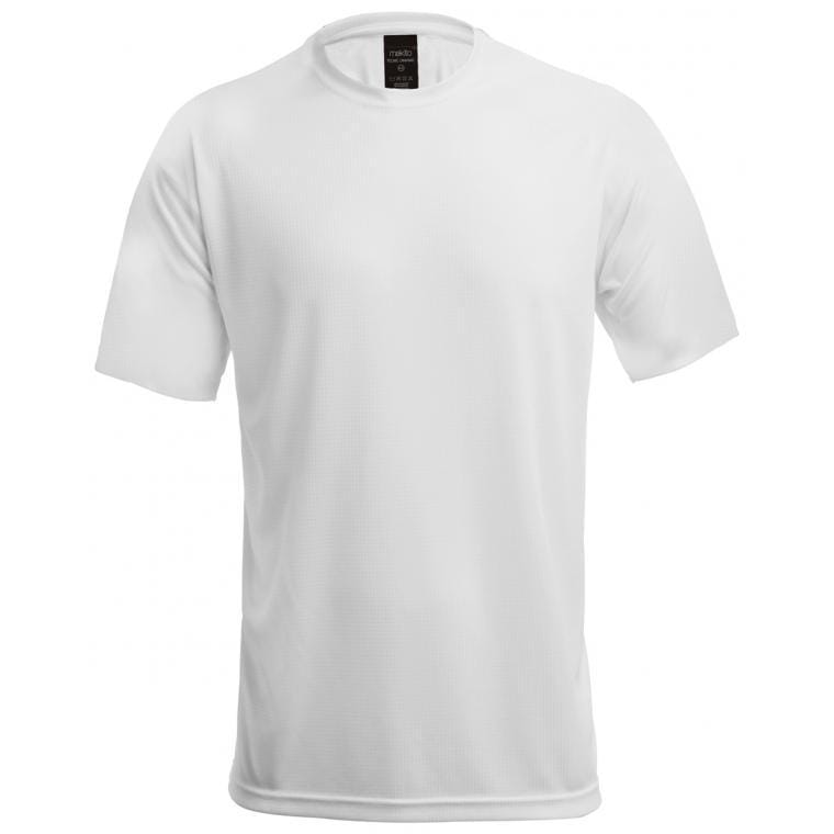 Tricou sport copii Tecnic Dinamic K alb 10-12