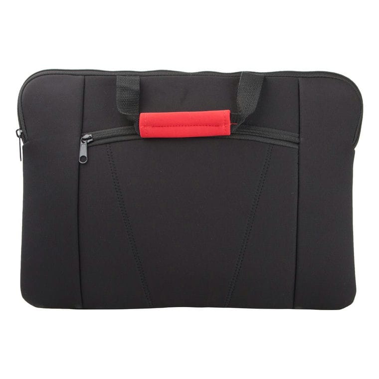 Geantă documente Xenac negru roșu