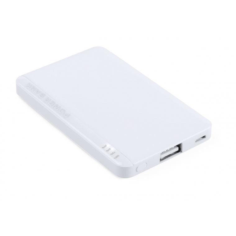 Baterie externă USB Vilek alb alb 2200 mAh