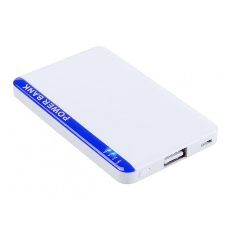 Baterie externă USB Vilek albastru alb 2200 mAh