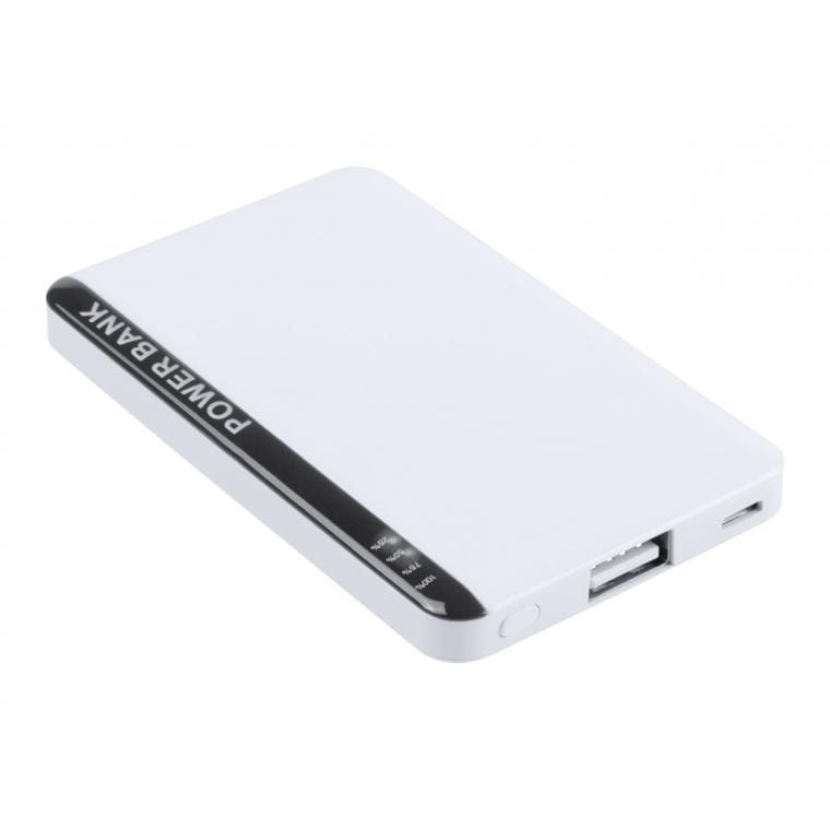 Baterie externă USB Vilek negru alb 2200 mAh